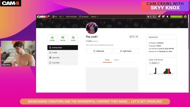 SkyyKnox lush Webcam SHOW @ Cam4 24-06-2025