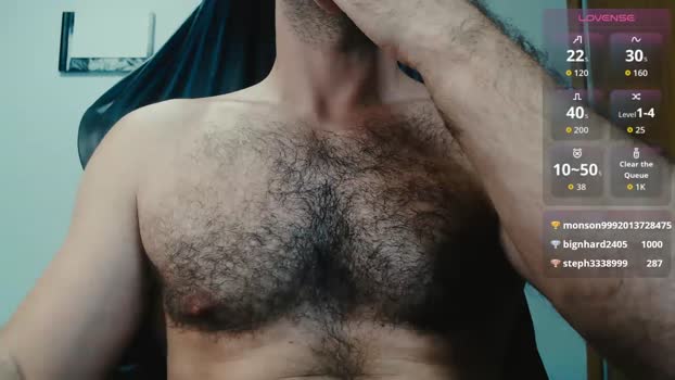 myhairymacho Cam Webcam SHOW @ Cam4 28-10-2025